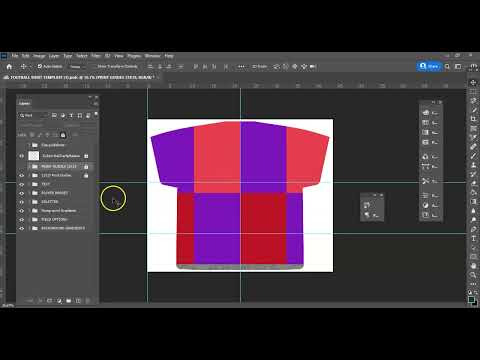 All over Football Shirt Template